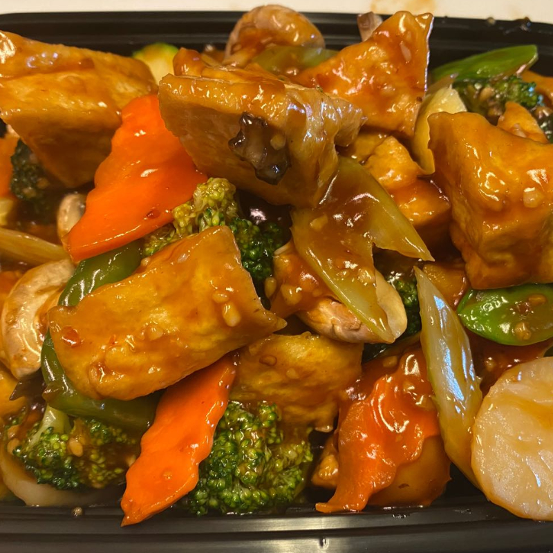 57. Tofu with Garlic Sauce - Green Jade